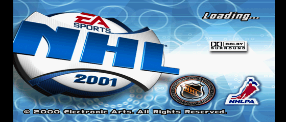 NHL 2001 Title Screen
